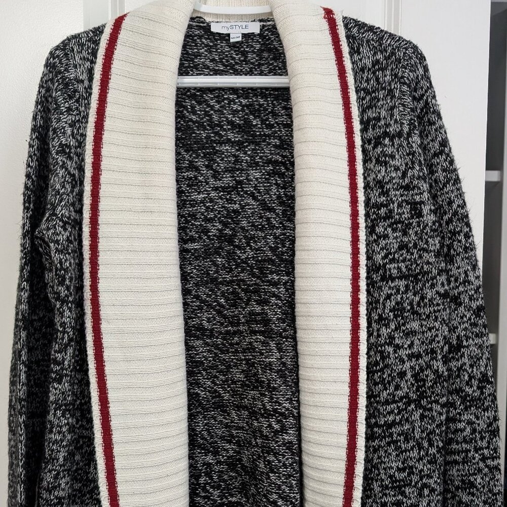 Sock Monkey Pattern Cardigan
